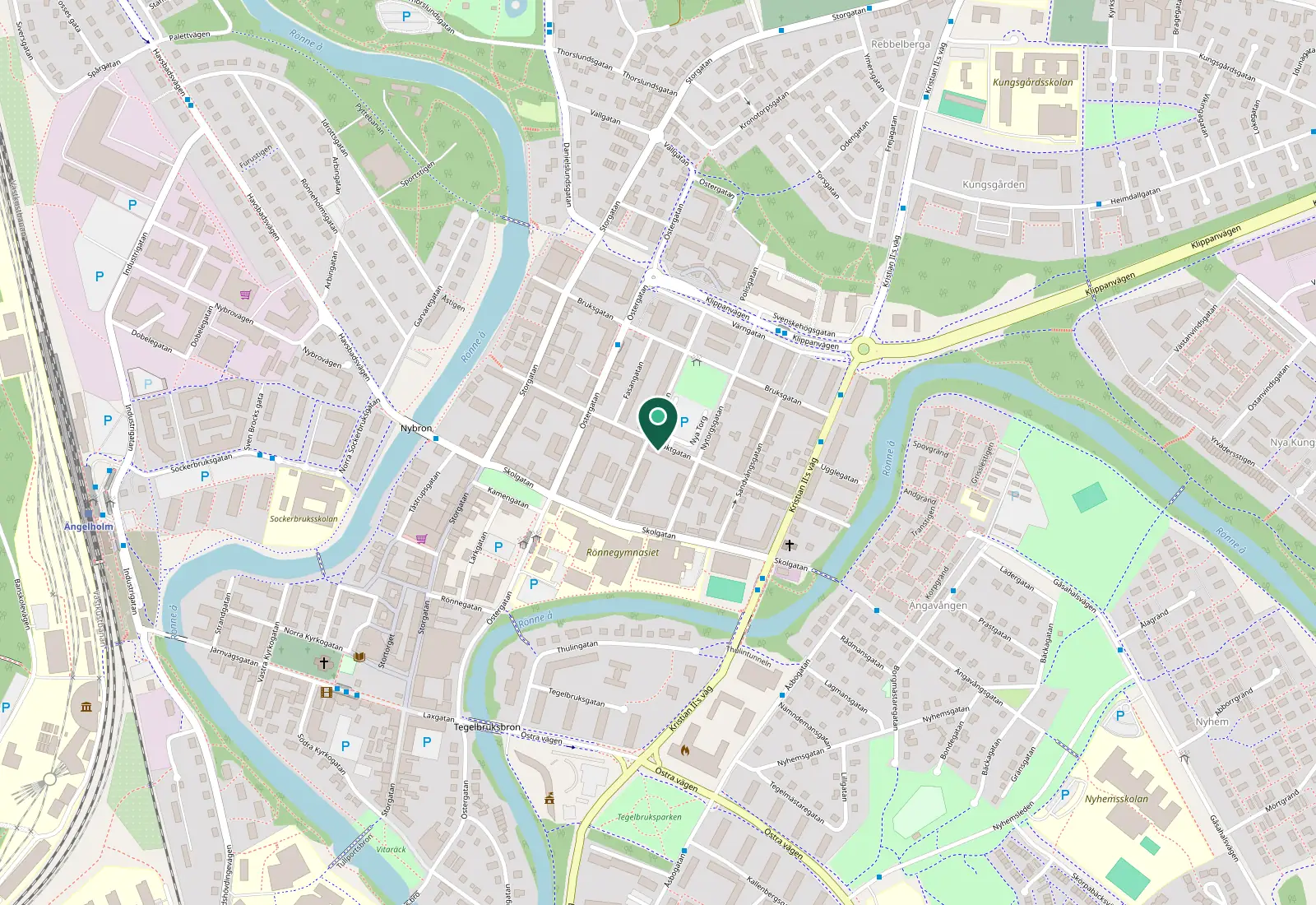 Karta – Vaktgatan 17, 262 31 Ängelholm
